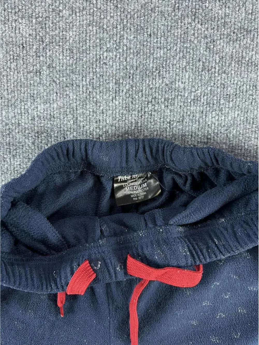 True Religion‎ Navy Blue Fleece Lounge Pants Medium - PJs, Comfort, Y2k